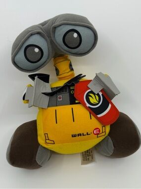 WALL·E Plush Toy - Yellow, Gray, Brown